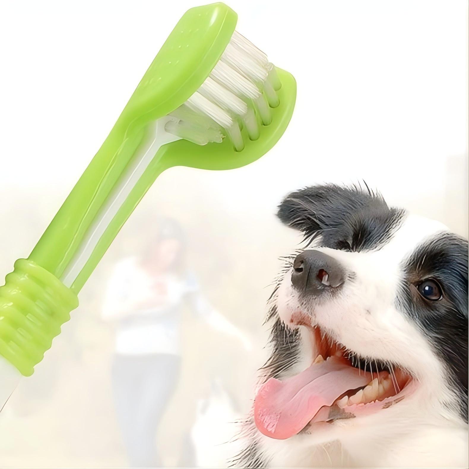 Teeth Whitening Mouthwash - 1Pc Pet Toothbrush Dog Cleaning Mouth