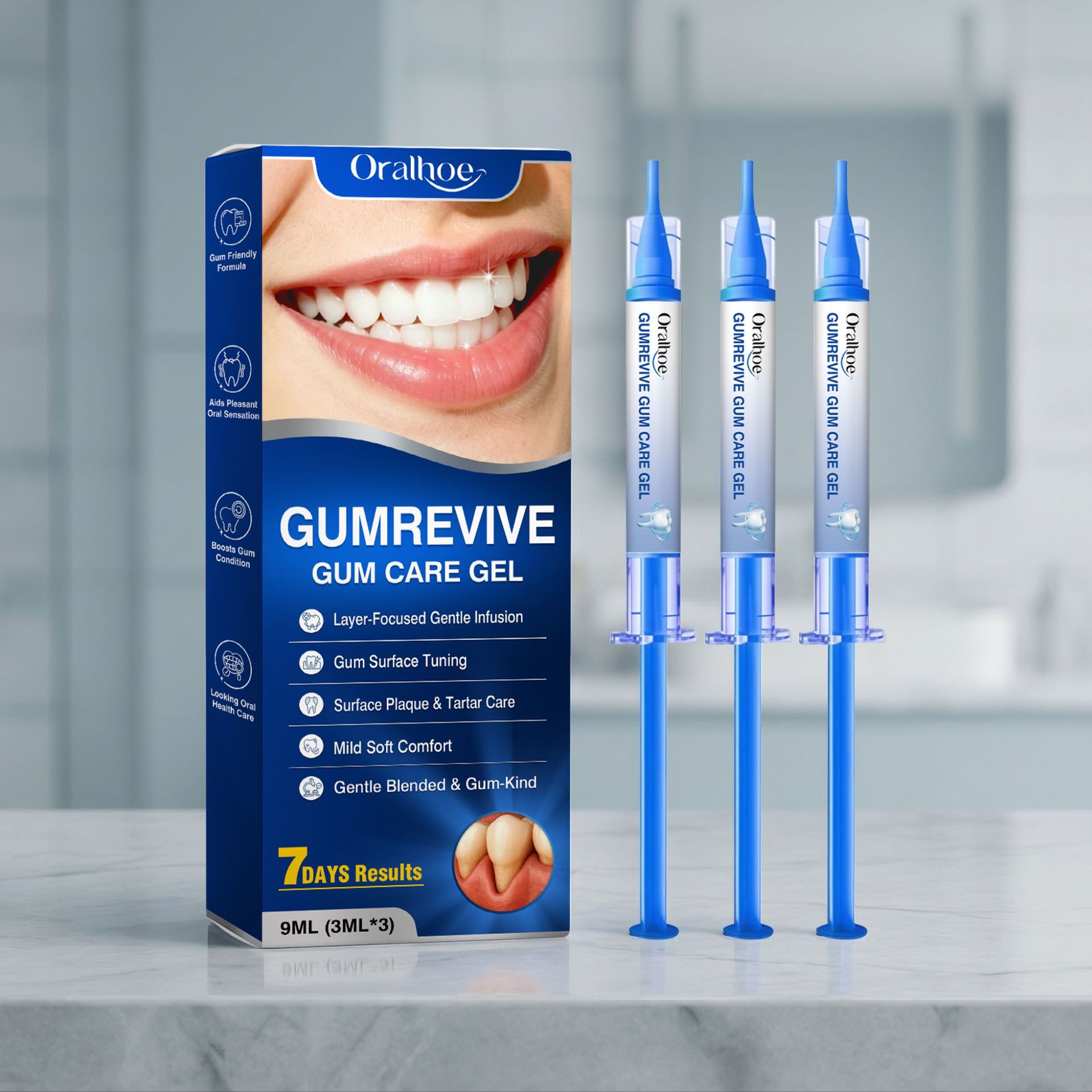Oral Care Gel 3Pcs Gum Cleanin - Teeth Whitening Near Me review and price