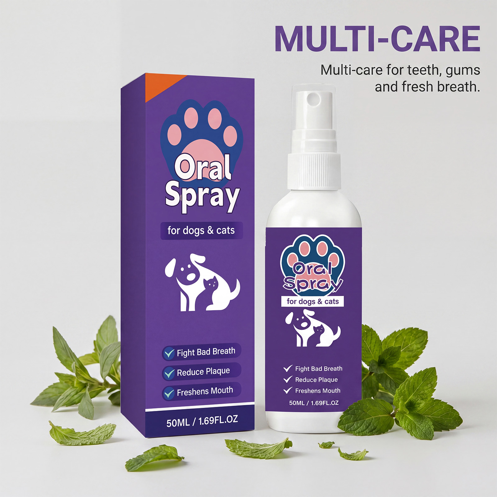 Pet Oral Spray Dog Cat Teeth C - Teeth Whitening Mouthwash review and price